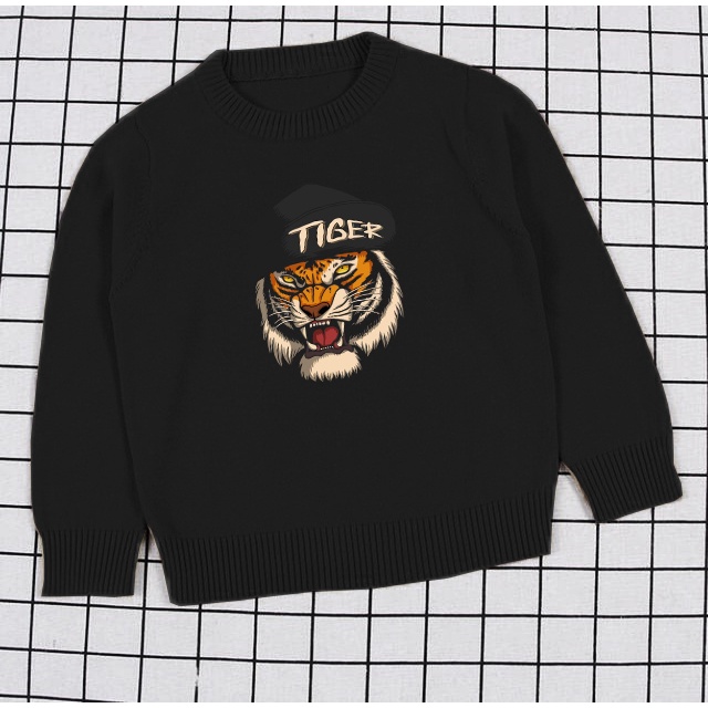 Crewneck anak Tiger Hat sweater anak size M-XXL