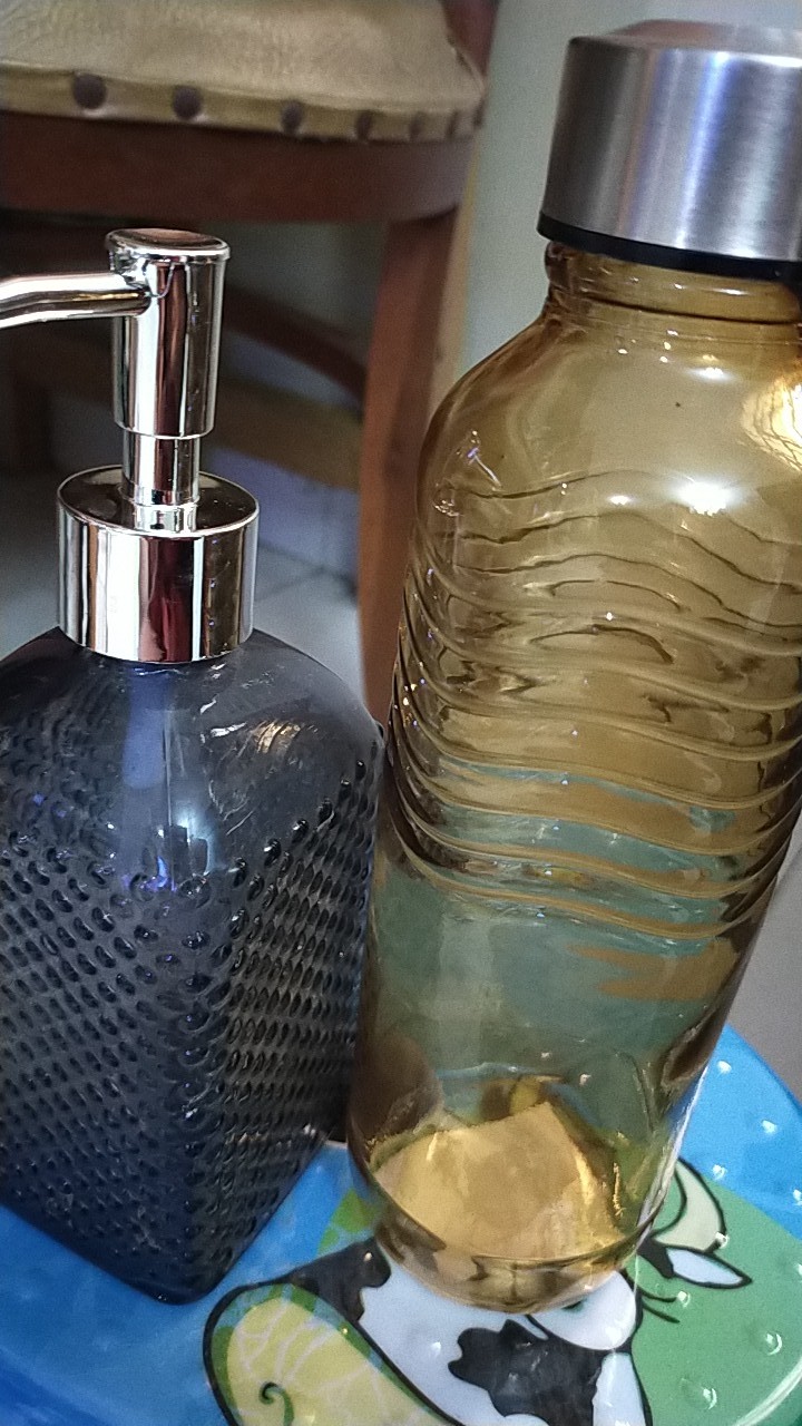Bloom Glass Tumbler 500 Ml | Botol Minum Kaca | Glass Coffee Bottle | Botol Kopi Cantik