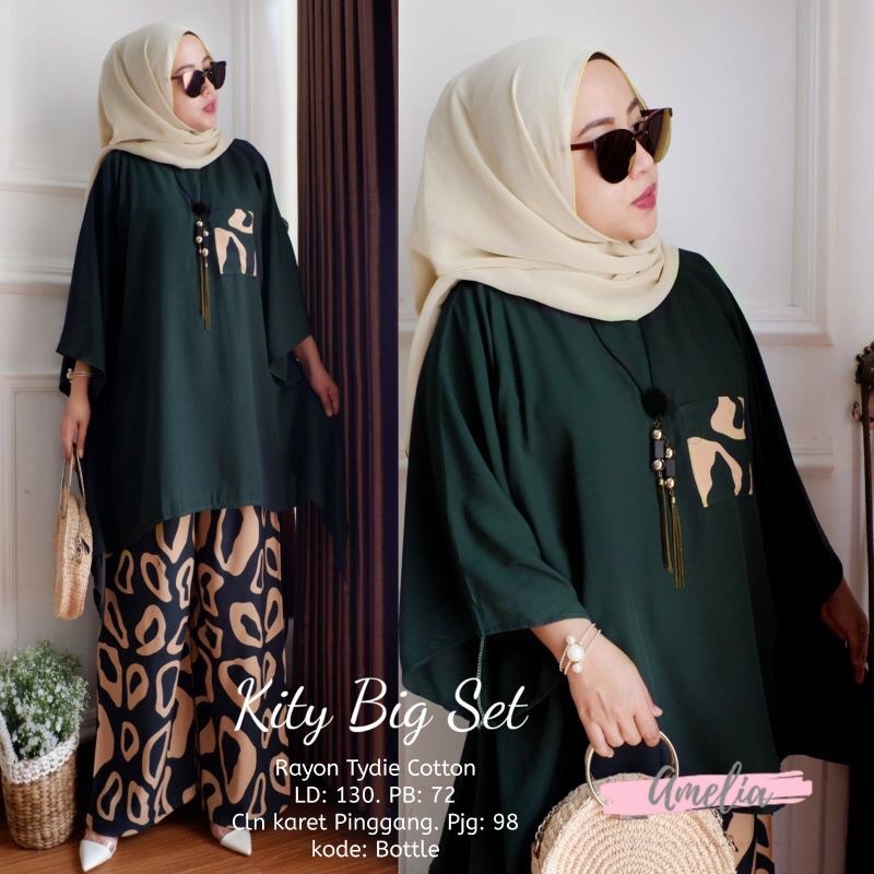 SETELAN JUMBO XXL LD 130 RENATA TIE DYE/ ONE SET BIG SIZE BUSUI FRIENDLY/ DAILY SET RAYON MOTIF/PIYAMA KATUN PREMIUM-3