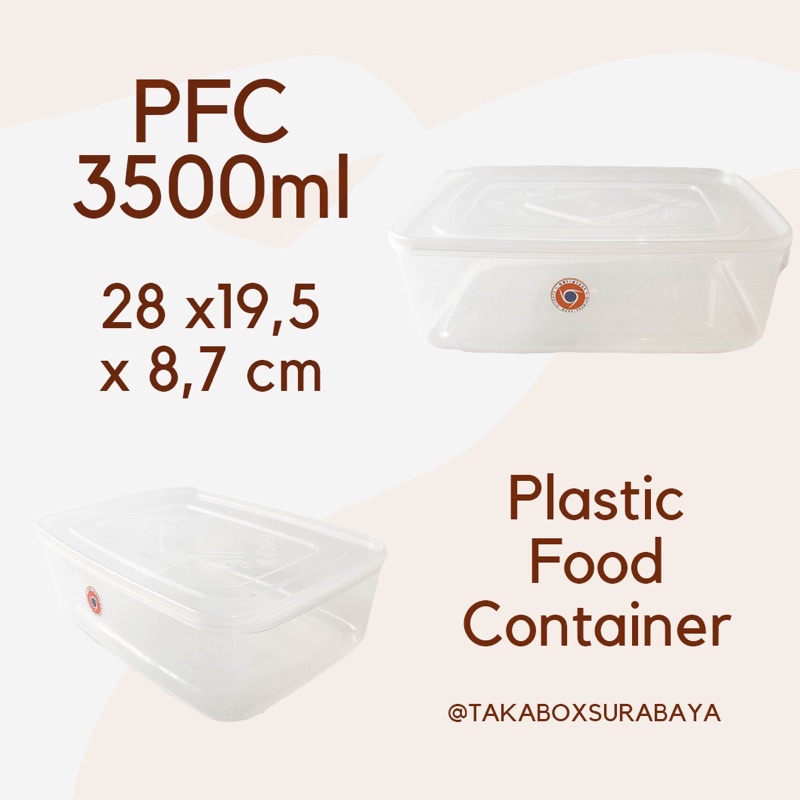 PLASTIK KONTAINER MAKANAN  BARANG WADAH ULTRAPACK BOX 3,5 L 3500 ML REPTIL GECK