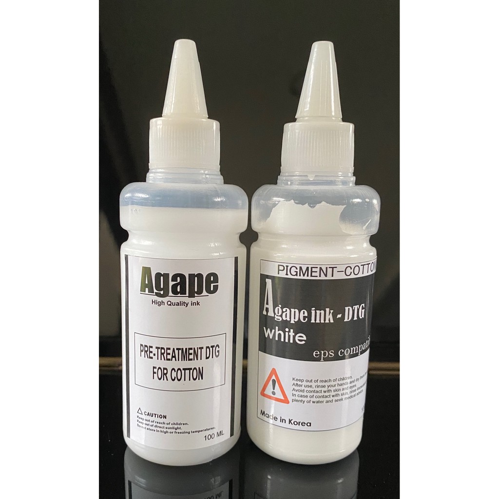 TINTA DTG PUTIH DAN PRETREATMENT
