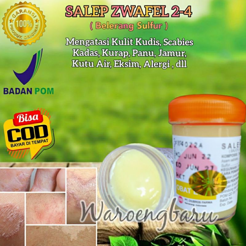 Salep Zwafel 2-4 Salep Jamur/ Panu/ Kadas/ Kurap/ Gudikan Gatal - gatal