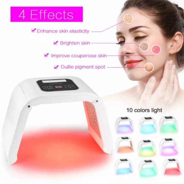 MASKER LED PDT LIGHT OMEGA LIGHT AQUA LIGHT 7 WARNA