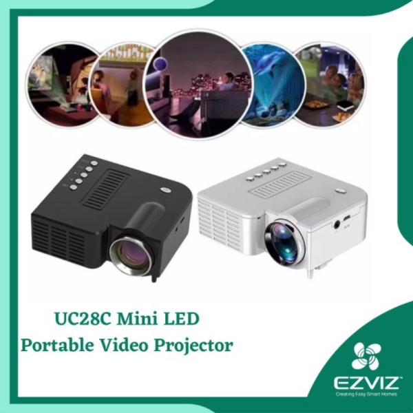 Jual New Projector UC28C Mini LED Portable Video Projector HOME Theater Berkualitas