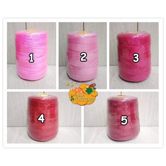 Benang Rajut Nylon / PP Yarn 260gr - Pink