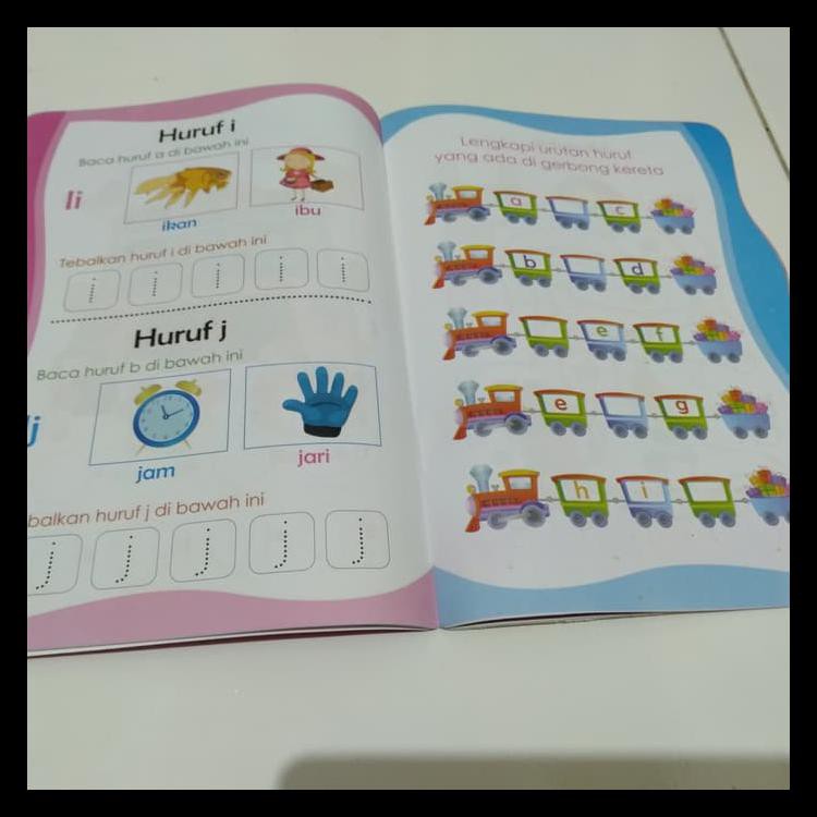 Buku Anak Tk-Sd Kelas 1 Belajar Membaca, Menulis Alfabet Kode 2
