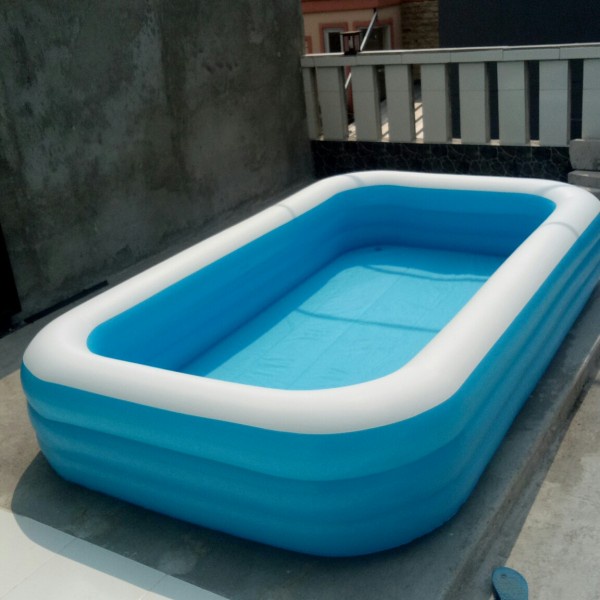 KOLAM RENANG ANAK KOTAK POLOS BESTWAY UKURAN BESAR ( 305 CM ) 54009 kolam saja