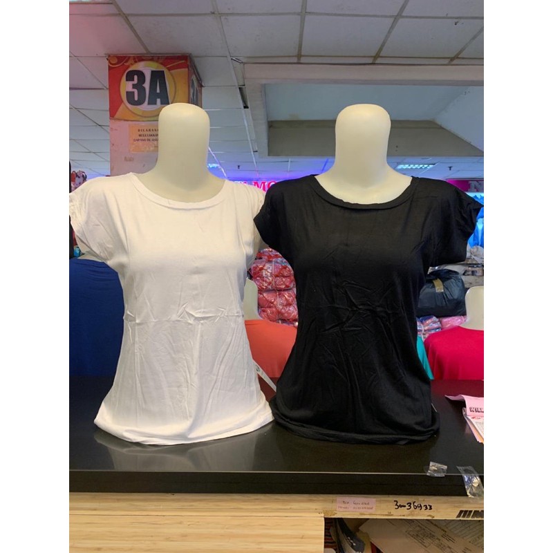 Kaos spandek polos wanita / manset spandek / atasan polos spandek
