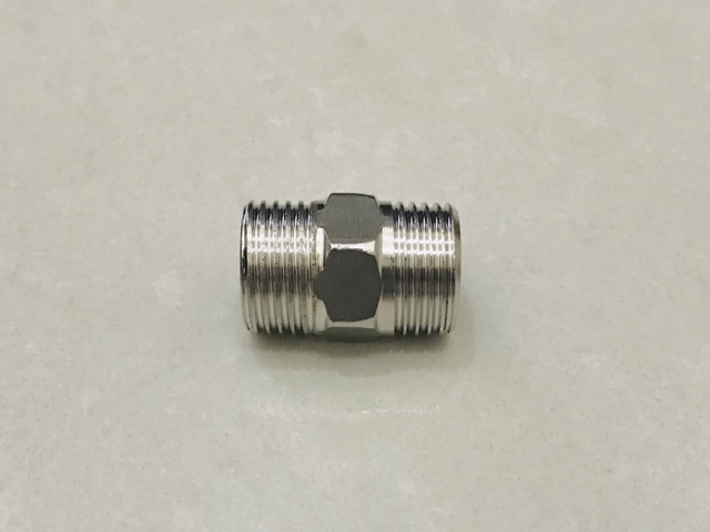 DN- 088 Double Nepel 1/2 Inch x 1/2 Nipple Stainless 304