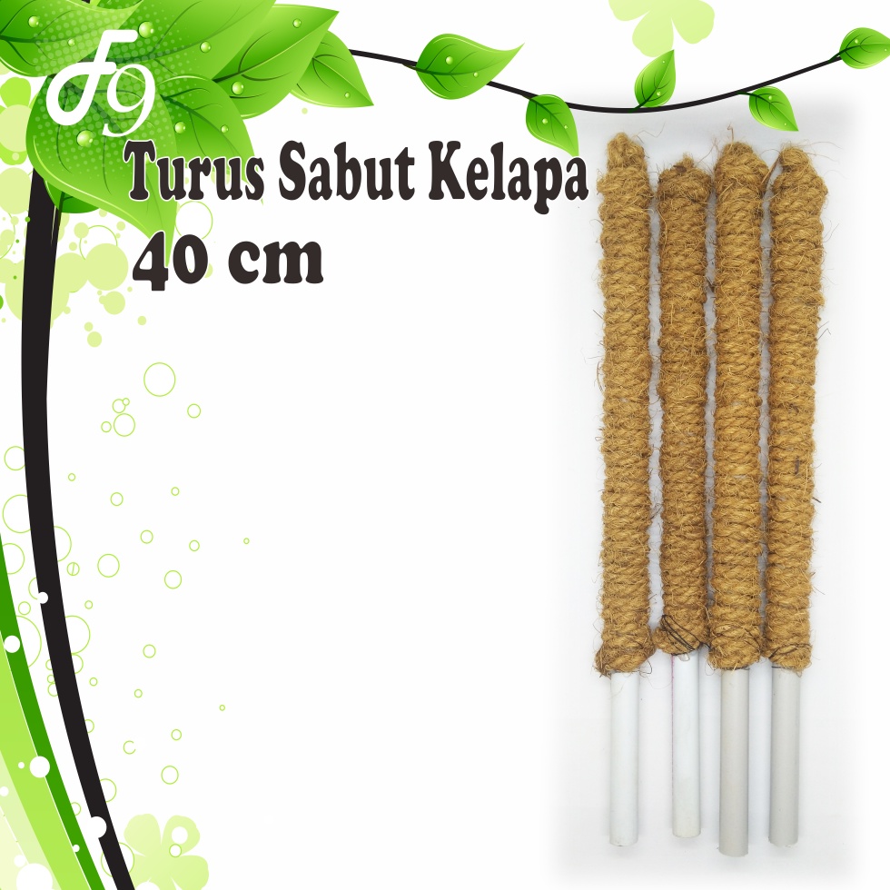 Turus Penyangga Tanaman Sabut Kelapa 17 cm 40 cm 75 cm