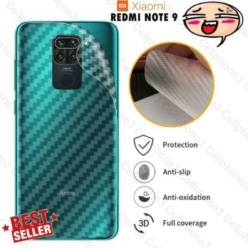 REALME C1/C2/3/3 PRO/5/5 PRO/6/6 PRO/X2/X2 PRO KIN KARBON GARSKIN BODY HP ANTI JAMUR