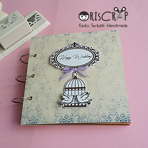 Album poto pernikahan / kado pernikahan kekinian / scrapbook wedding