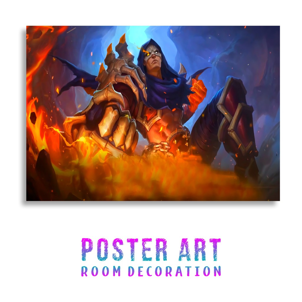 Poster Mobile Legends Aldous Death Shopee Indonesia