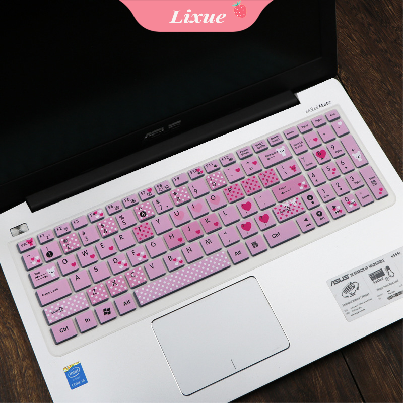 Lixue Pelindung Keyboard Silikon 15.6 &quot;Untuk Asus X541U X554L X541N A556U A555L S5 / S7 Vs / Vt / Vm / Gl502