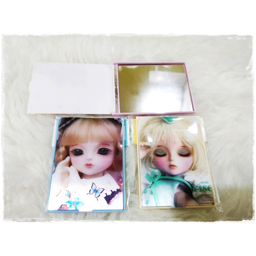 SC05 Cermin Lipat Kedip Hologram Girl Warna 9X7cm &quot;termasuk packing bubble&quot;