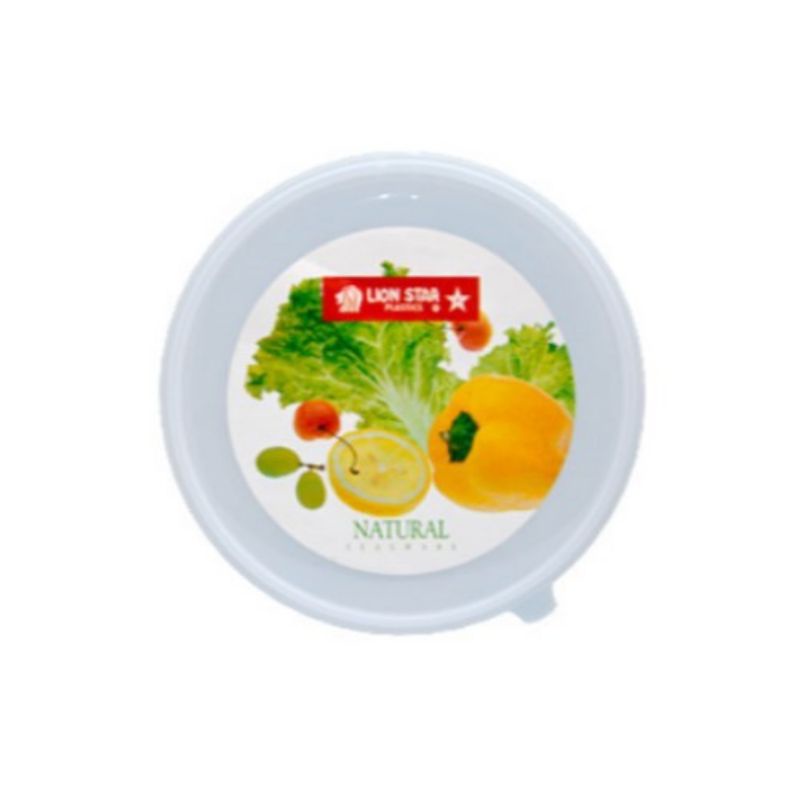 Tempat Penyimpanan Makanan Toples Plastik Transparan 4600 ml Lion Star Natural Sealware P61 SW-74