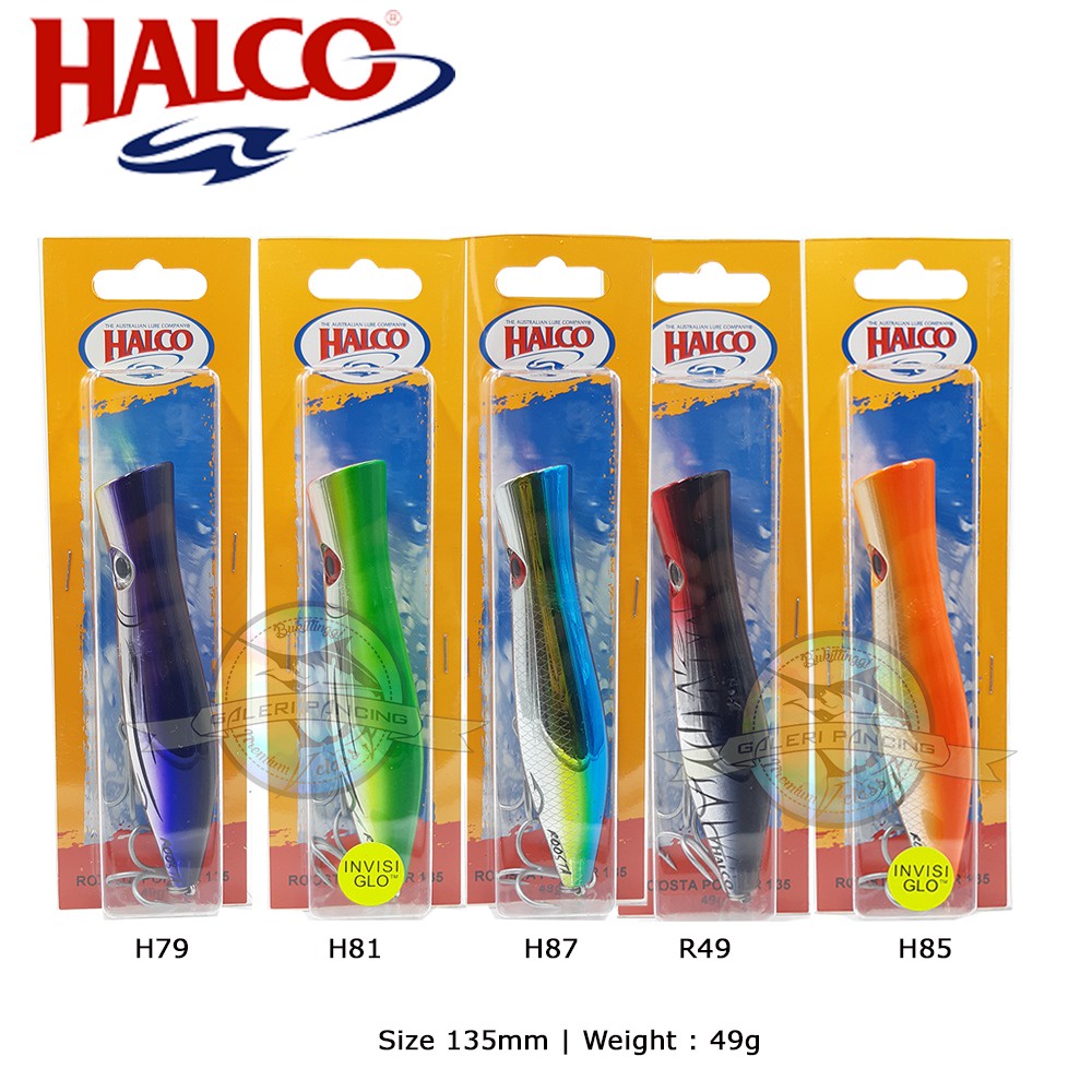 Umpan Pancing Halco Roosta Popper 135 49gr