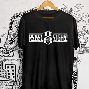 Tshirt / Baju / Kaos distro Rebel Eight