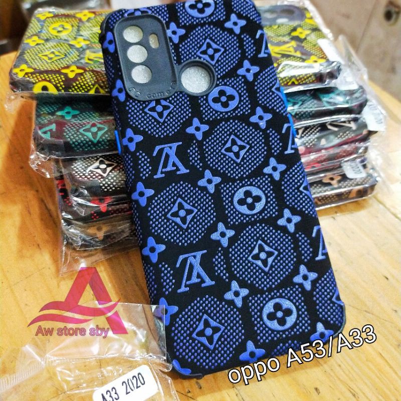 LV Case oppo A33/ A53/ Reno 4/ 4F/ 4 pro/ Shockprof Protect Camera (LV)