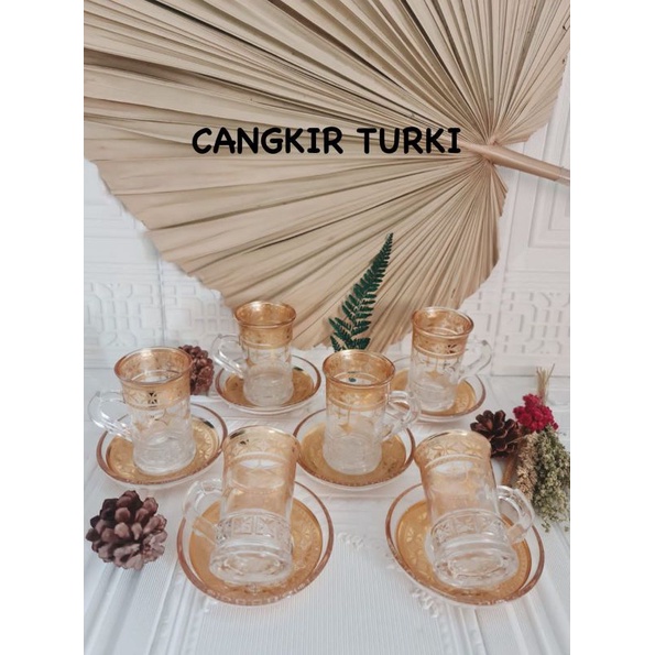 CANGKIR LEPEK SET TURKI/IMPORT