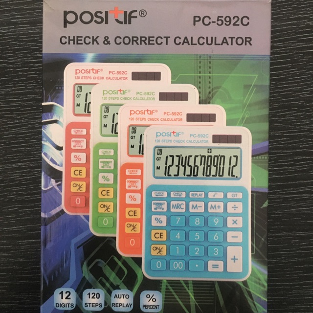 

Kalkulator Positif PC-592C (check & correct)