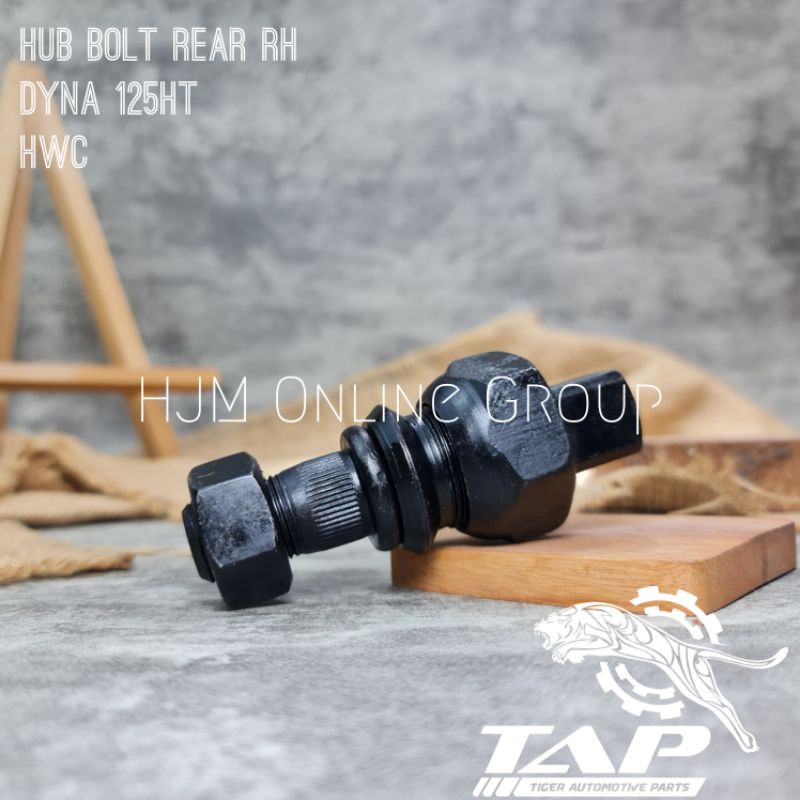 HUB BOLT REAR RH - BAUT RODA BELAKANG KANAN RINO 14B DYNA 125HT 130HT