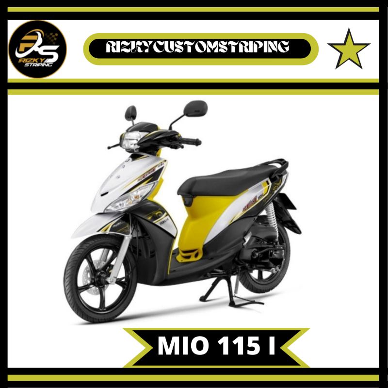 STIKER STRIPING VARIASI YAMAHA MIO 115I # VARIASI STRIPING MIO 115I GRAFIS MOTIF.