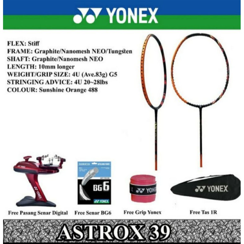 Raket badminton Yonex Astrox 39