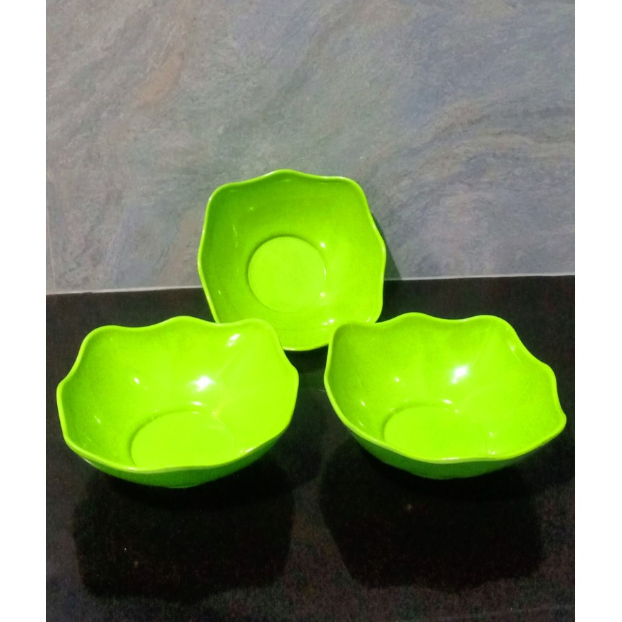 MANGKUK MELAMINE WARE BENTUK BUNGA STANDAR SNI