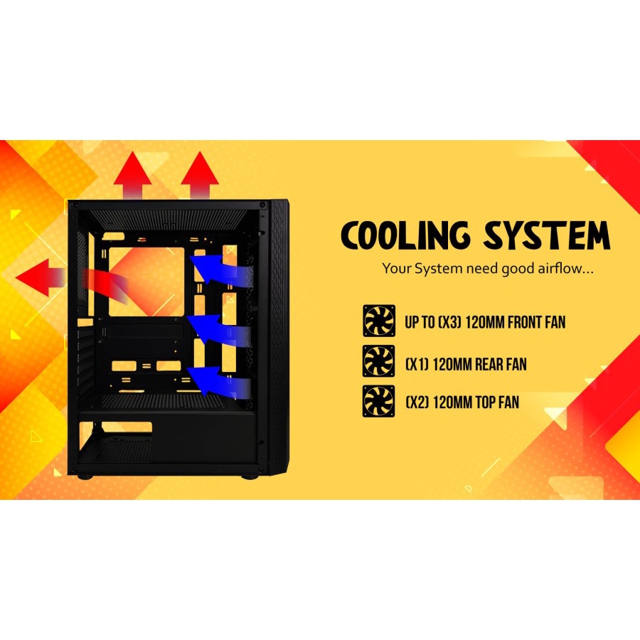 Casing CUBE GAMING WRITE - ATX - WRITEABLE / Casing PC Gaming