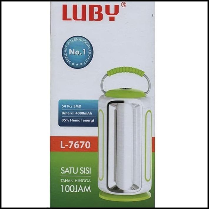 Luby L7670 Lampu Emergency Nyala Tahan 100 Jam - 54Led