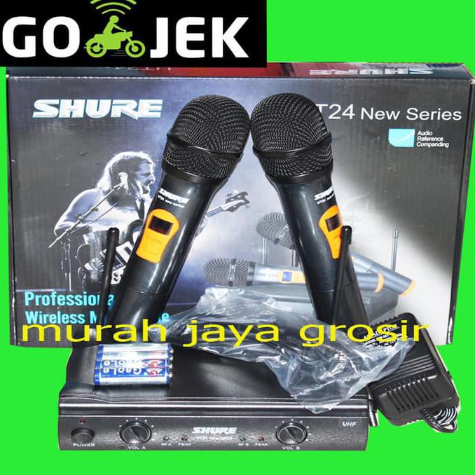 Termurah  Promo. Spesial Wireless Shure UT 24 New Series Double Microphone barang berkualitas