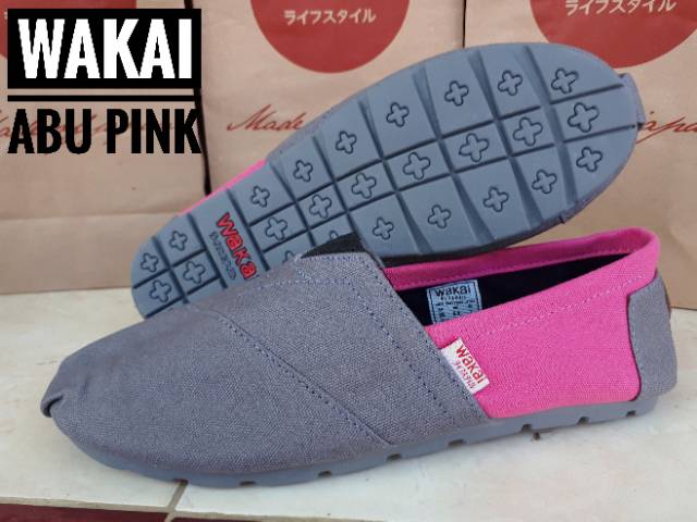 Wakai Sepatu loafer slip on pria wanita GRADE ORI