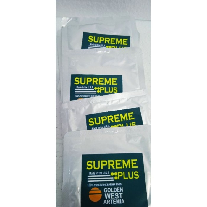 

ARTEMIA SUPREME PLUS SACHET 5GRAM /PAKAN BURAYAK IKAN CUPANG/IKAN HIAS