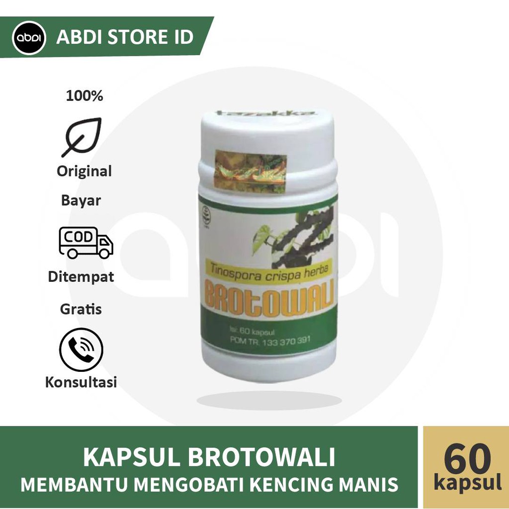 

Kapsul Brotowali Tazakka Obat Herbal Diabetes dan Gejala Reumatik