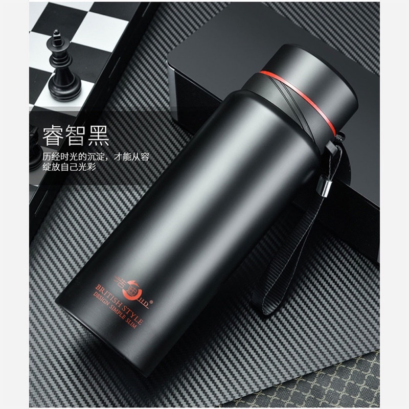 Haodi Botol Minum Thermos Stainless Steel 800ml - HD-688 - Black