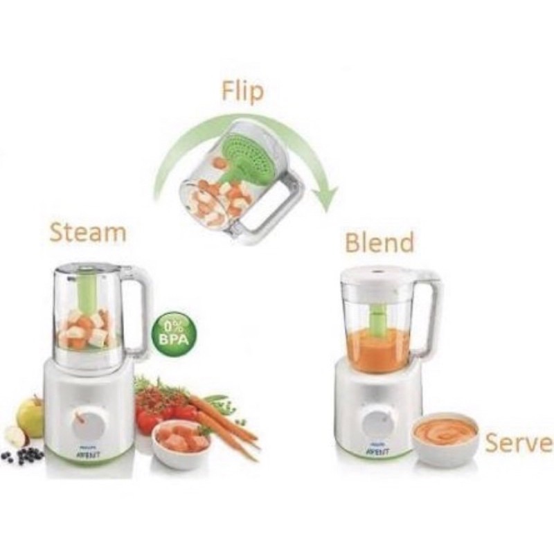 Preloved Philips Avent Combined Steamer and Blender untuk MPASI bayi