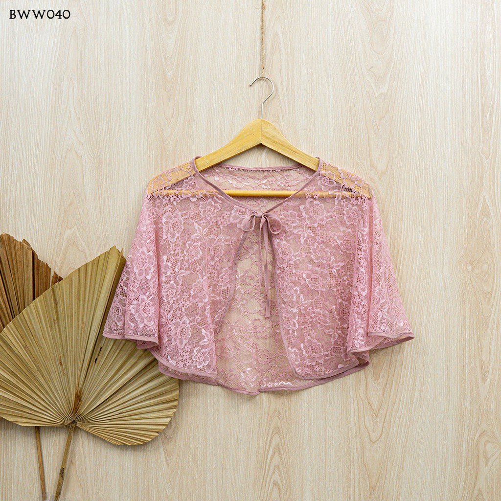 [PRODUK FAVORIT] BOLERO KARDIGAN LACE CARDIGAN PESTA BROKAT SALEM BWW040