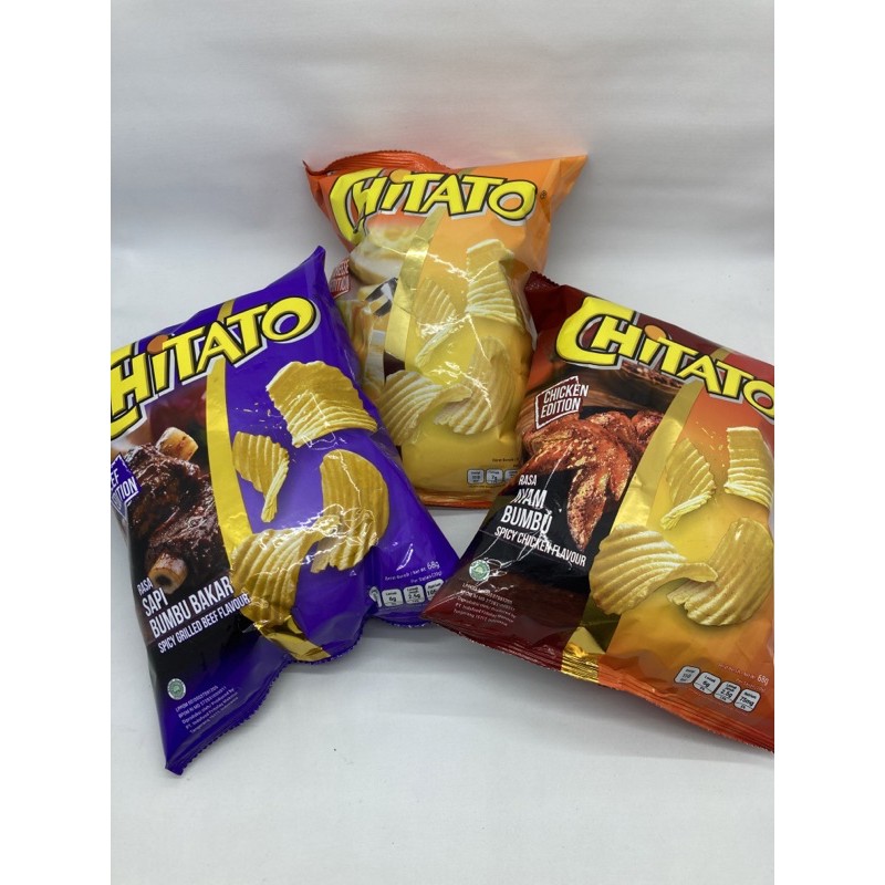 

[ UTAMA GROSIR ] CHITATO Keripik Kentang All Varian 68g