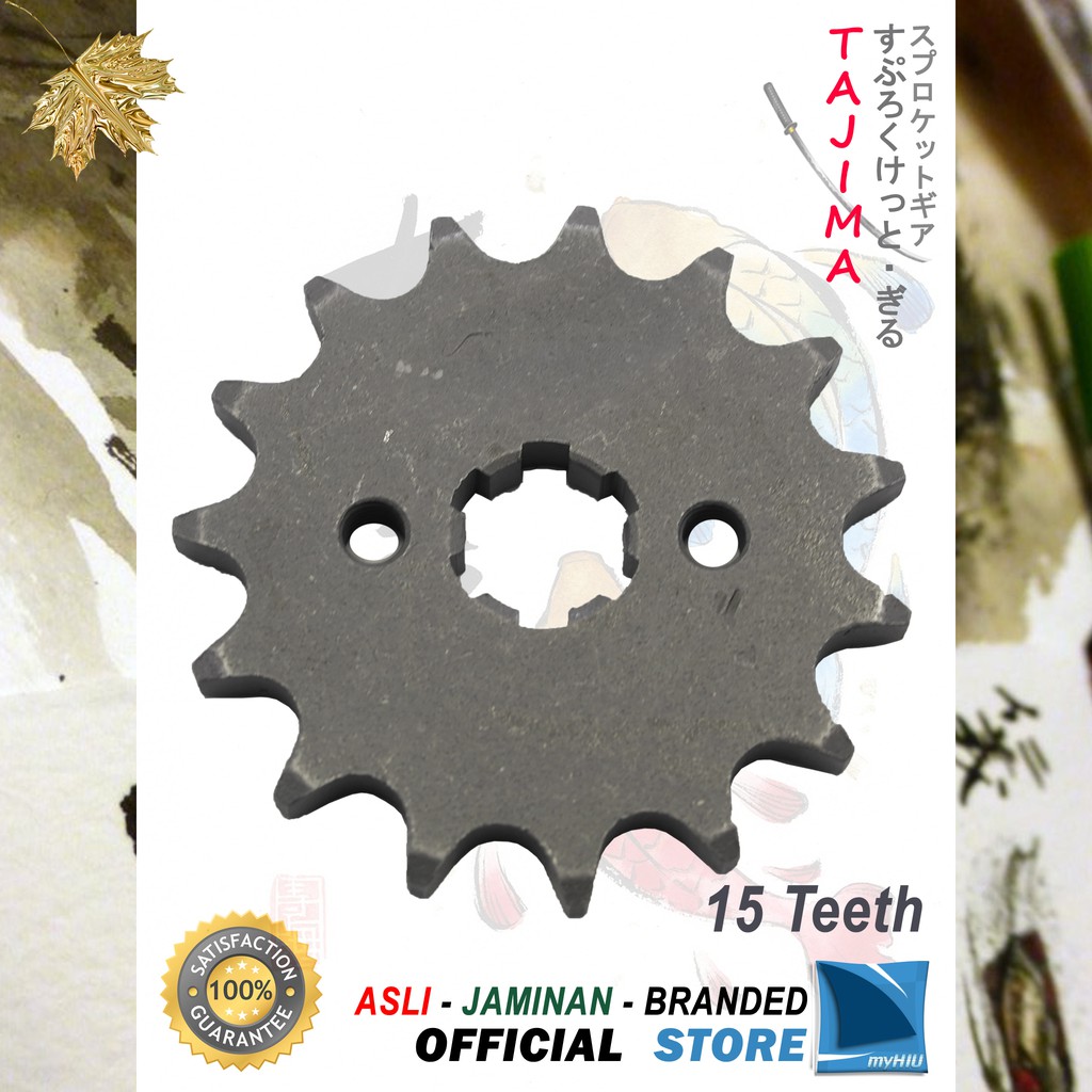 Gigi Tarik 13T ~ 16T SUZUKI Thunder New 125 cc Gir Depan - Front Sprocket Gear TAJIMA