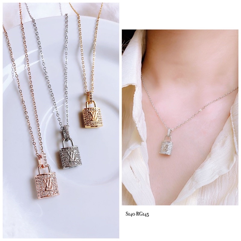 Kalung Gembok Titanium