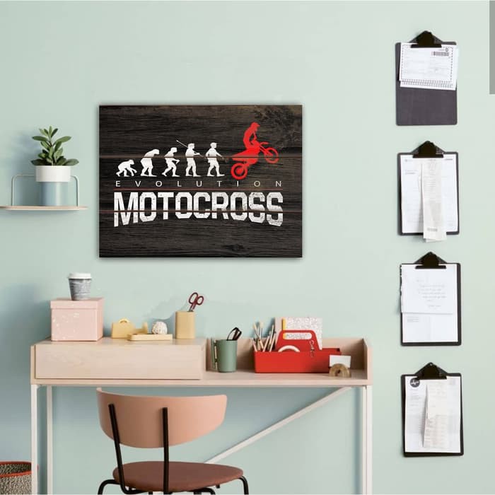 POSTER MOTOCROSS EVOLUTION - HIASAN DINDIDNG - POSTER MOTOR TRAIL