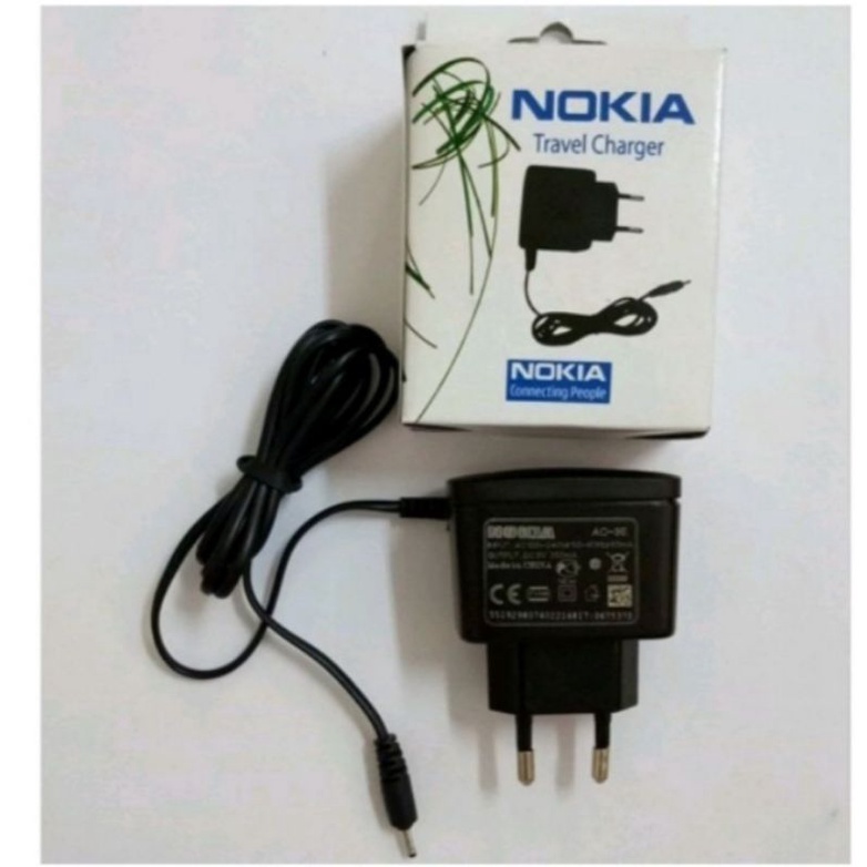 charger hp nokia kecil untuk tipe hp nasa 105 /1200 /1280 N70