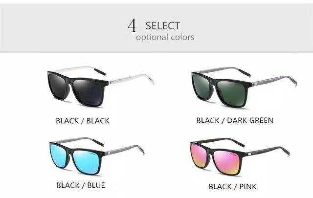 Kacamata Pria Wanita Anti UV 400 Original Aoron  P-387 Polarized Sunglass