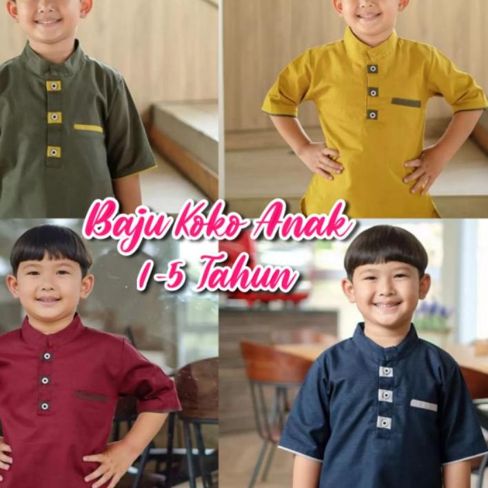 Xpress Baju Koko Anak Kurta Malik Usia 1-5 Tahun [Terlaris Today]/【SHOPEE MALL】/5.5 BRANDS FESTIVAL/