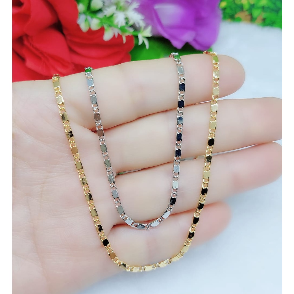 Xuping kalung rantai sisik naga perhiasan fashion (panjang 45cm)