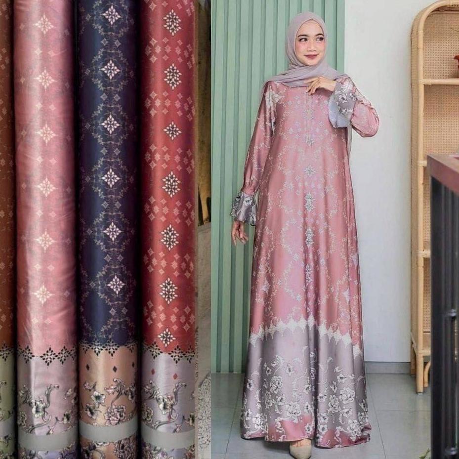 Paling Disukai.. Gamis Abaya Dior Silk Gamis Dress Kondangan Model Terbaru Gamis 2022 Modern Lebaran