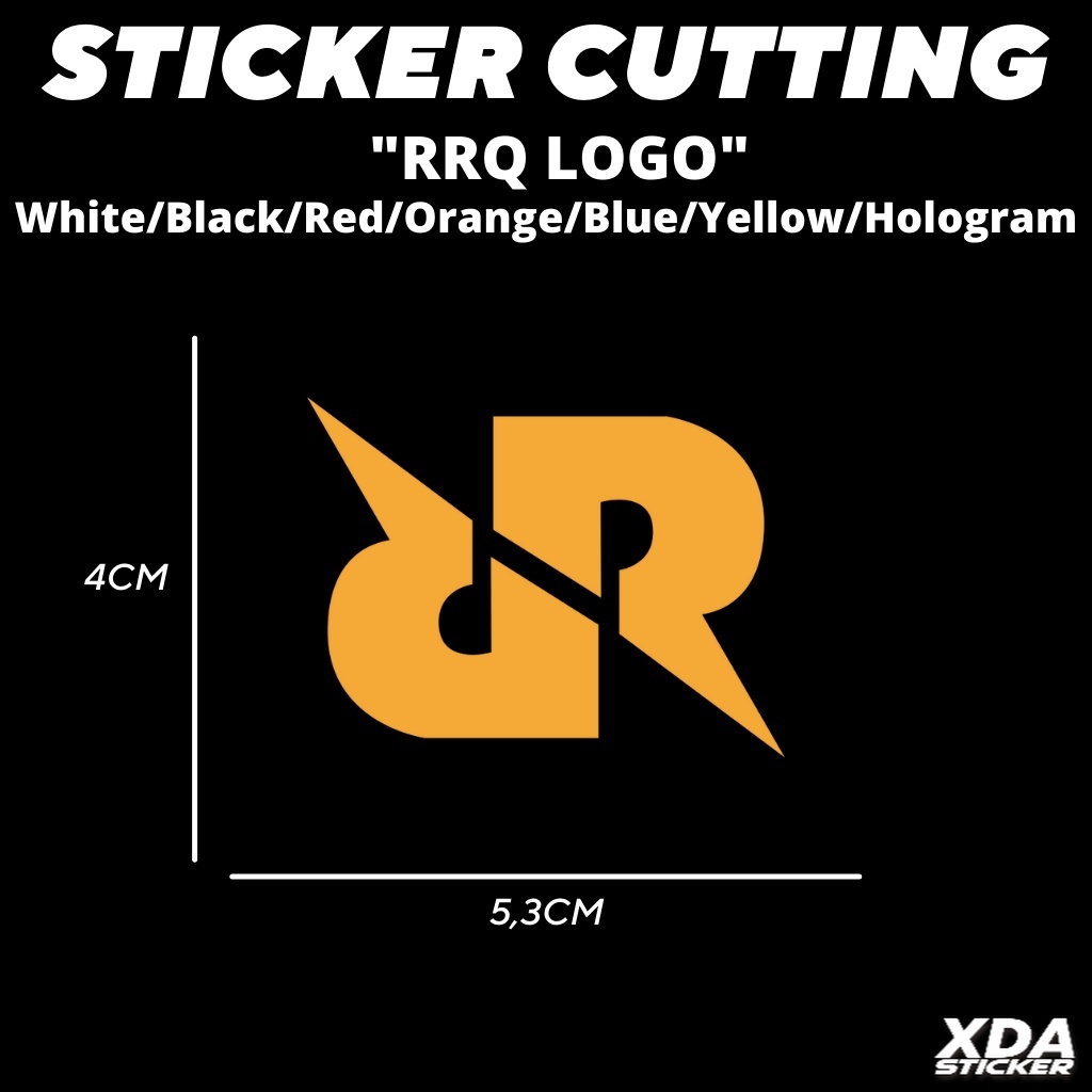 

STIKER/STICKER CUTTING RRQ LOGO