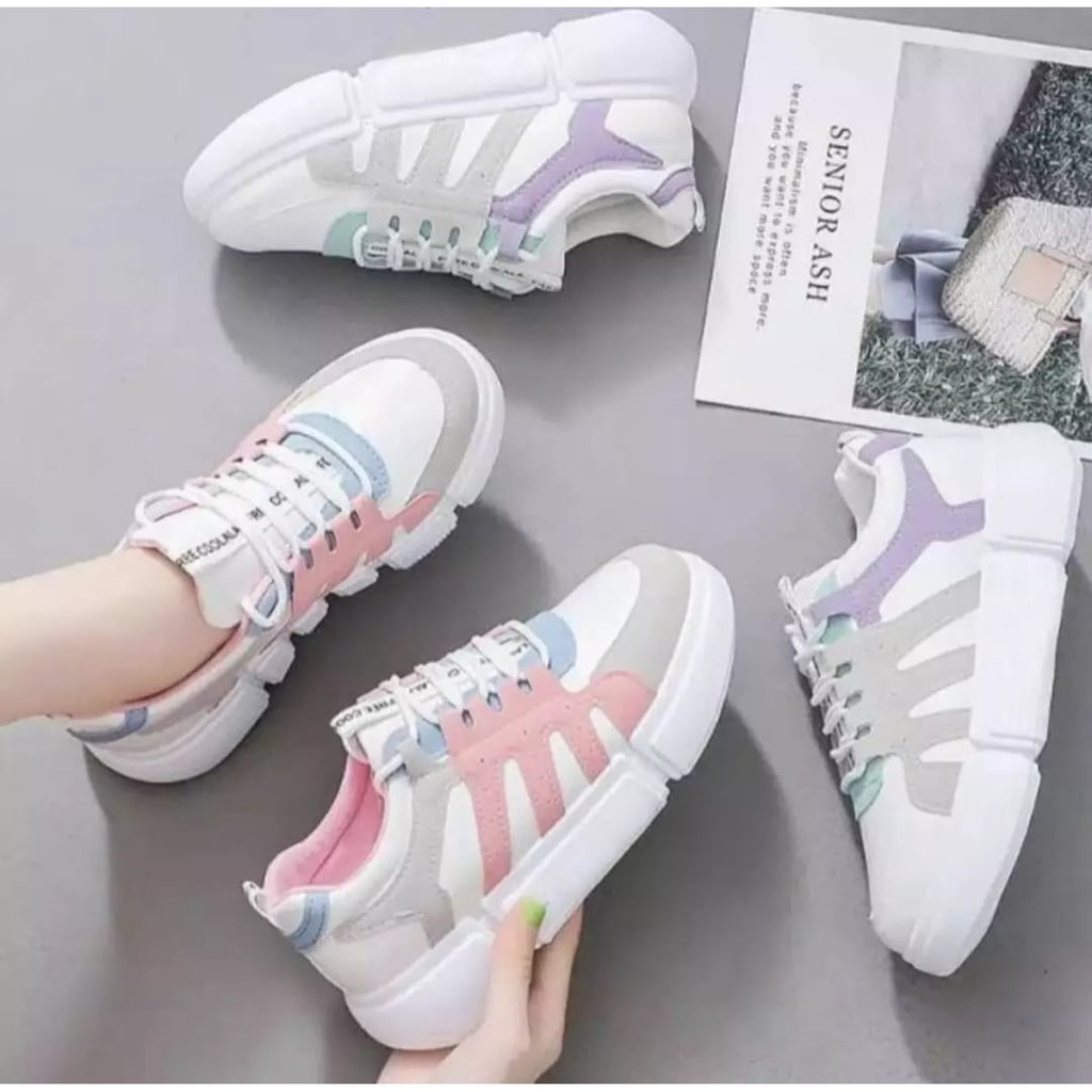 ARY_Shoes- PROMO BAYAR DITEMPAT (COD) Sepatu Wanita Terbaru 2021 Sneakers Sepatu Wanita Korea Murah