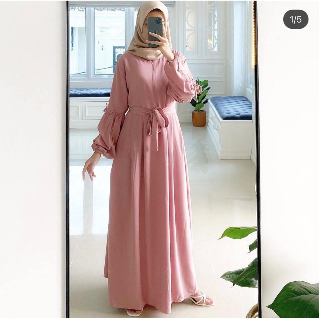 MAXI DRESS POLOS JUMBO | STELLA MAXI | UKURAN 5L XXXL XXL XL L M S